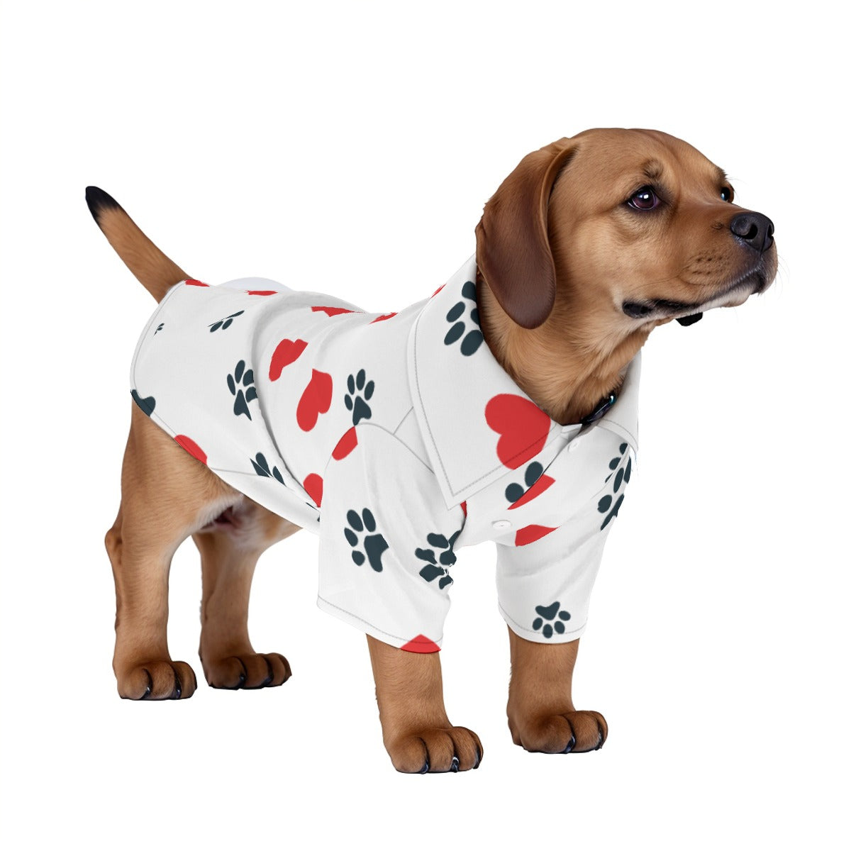 Doggo's "I love you" Hawaiian Shirt - Island Vibes For Life