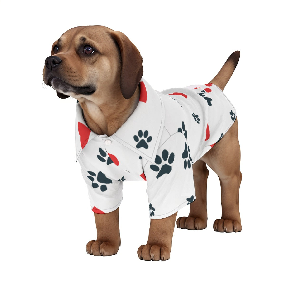 Doggo's "I love you" Hawaiian Shirt - Island Vibes For Life