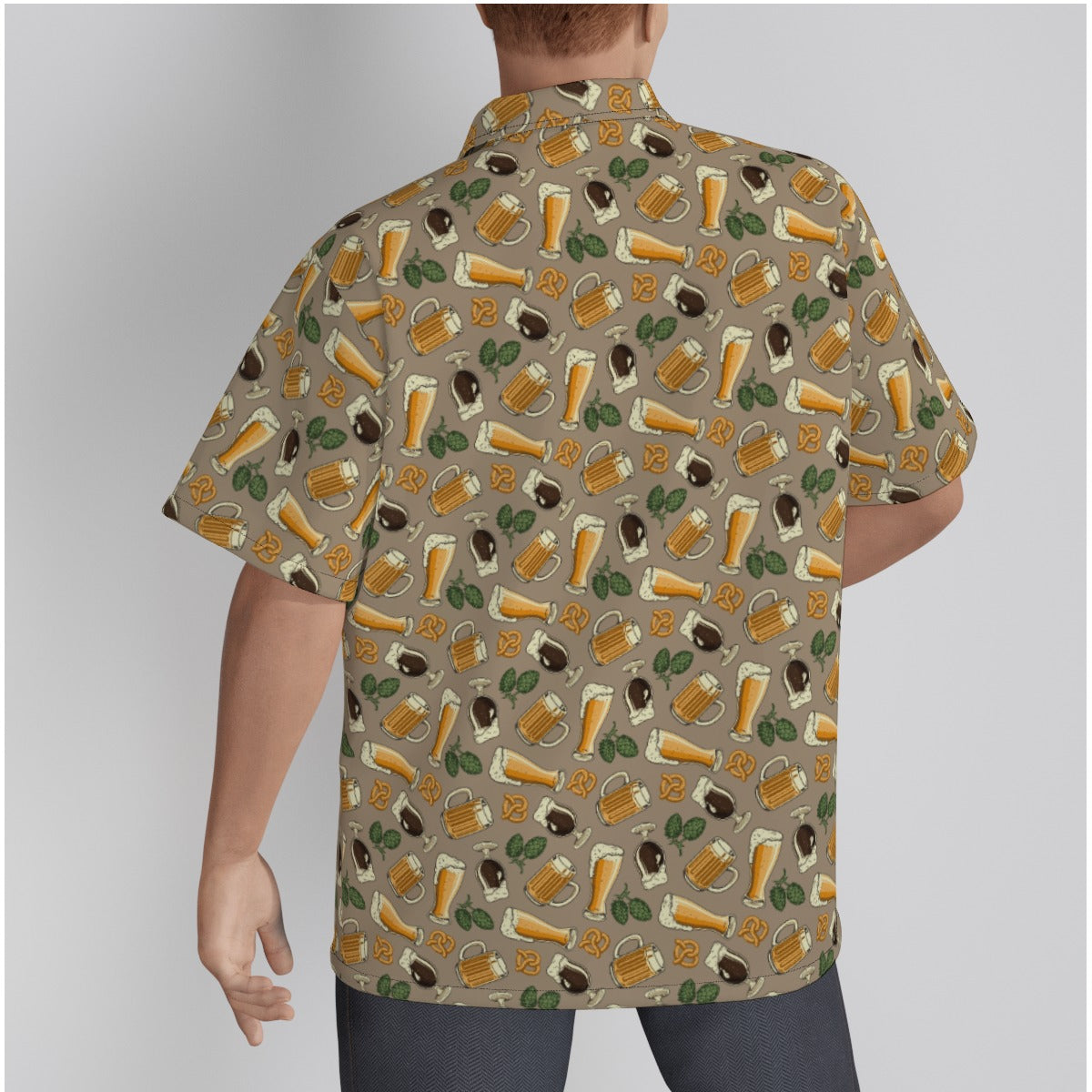 "Party Pints" Hawaiian Shirt. Cotton - Island Vibes For Life