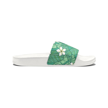 "Jasmine Palm Paradise" Men's Beach Sandals