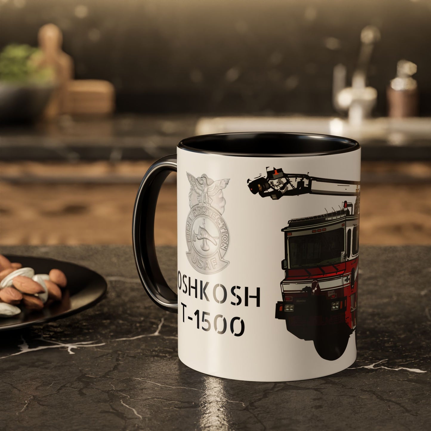 Oshkosh T-1500 “Air Guard Snozzle” Coffee Mug by Island Vibes For Life
