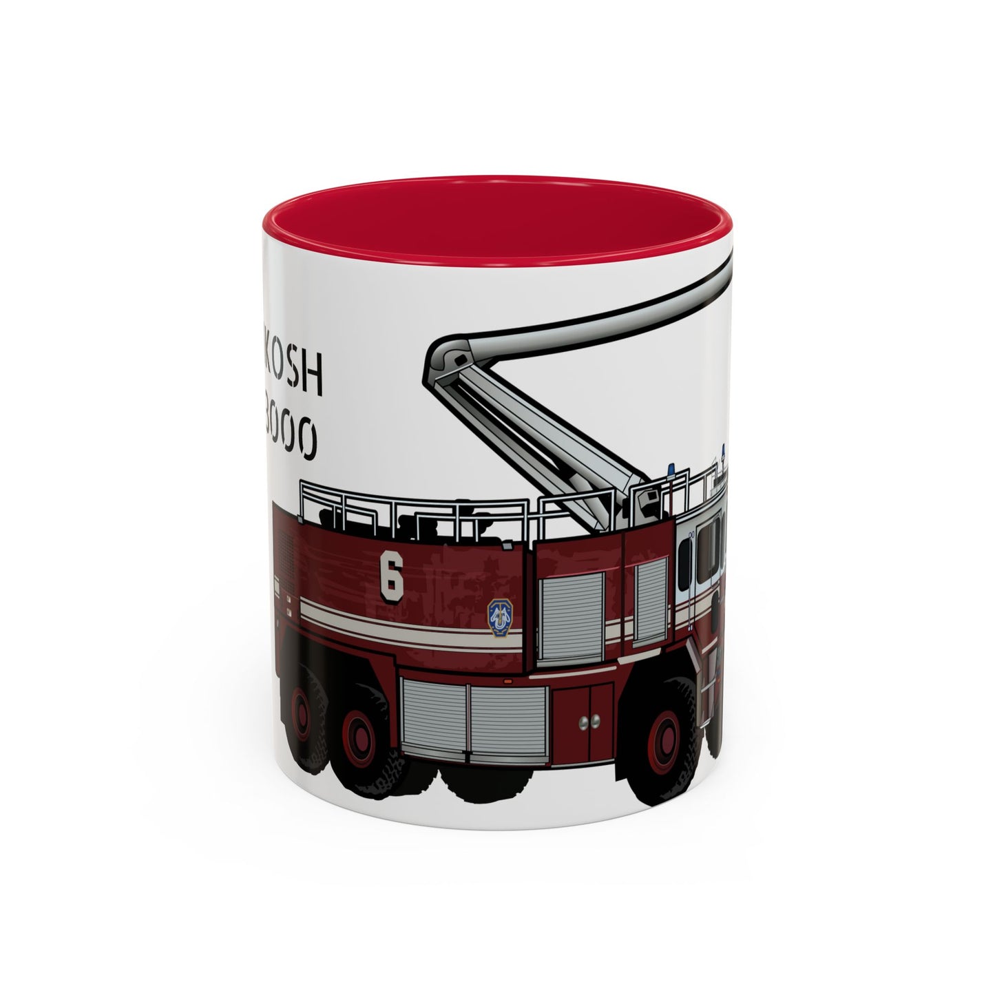 Oshkosh T-3000 Crash Fire Rescue Coffee Mug by Island Vibes For Life