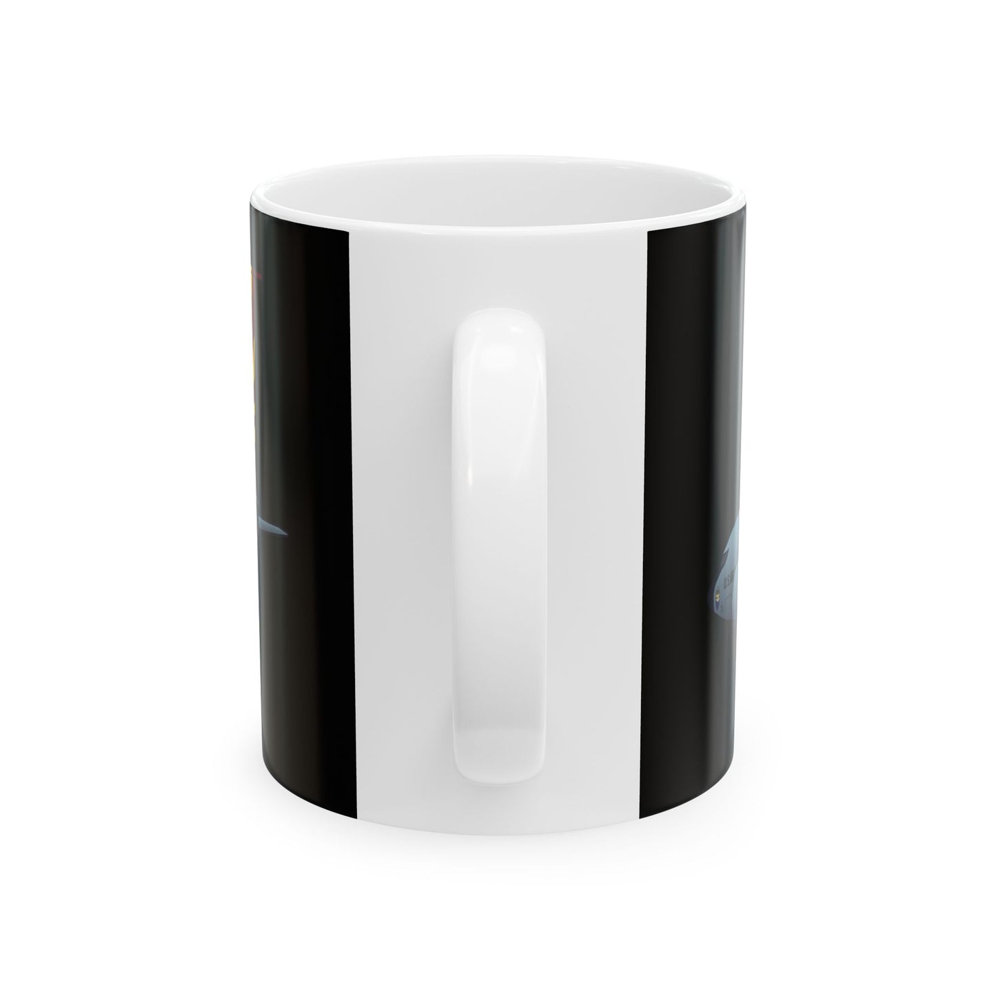 KC135 Stratotanker Ceramic Mug, (11oz, 15oz) Black