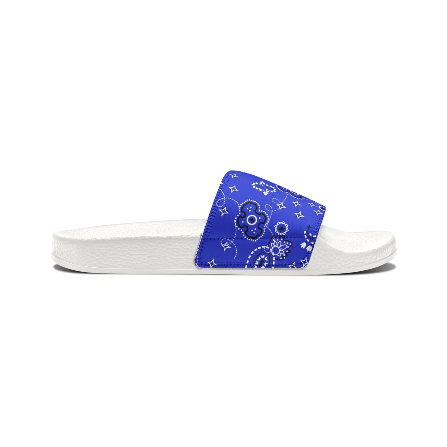 "Blue Paisley Bliss" Women's Beach Sandals