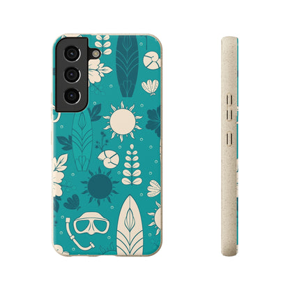 "Surf's Up, Dive Down" Eco Biodegradable Cases - iPhone and Galaxy