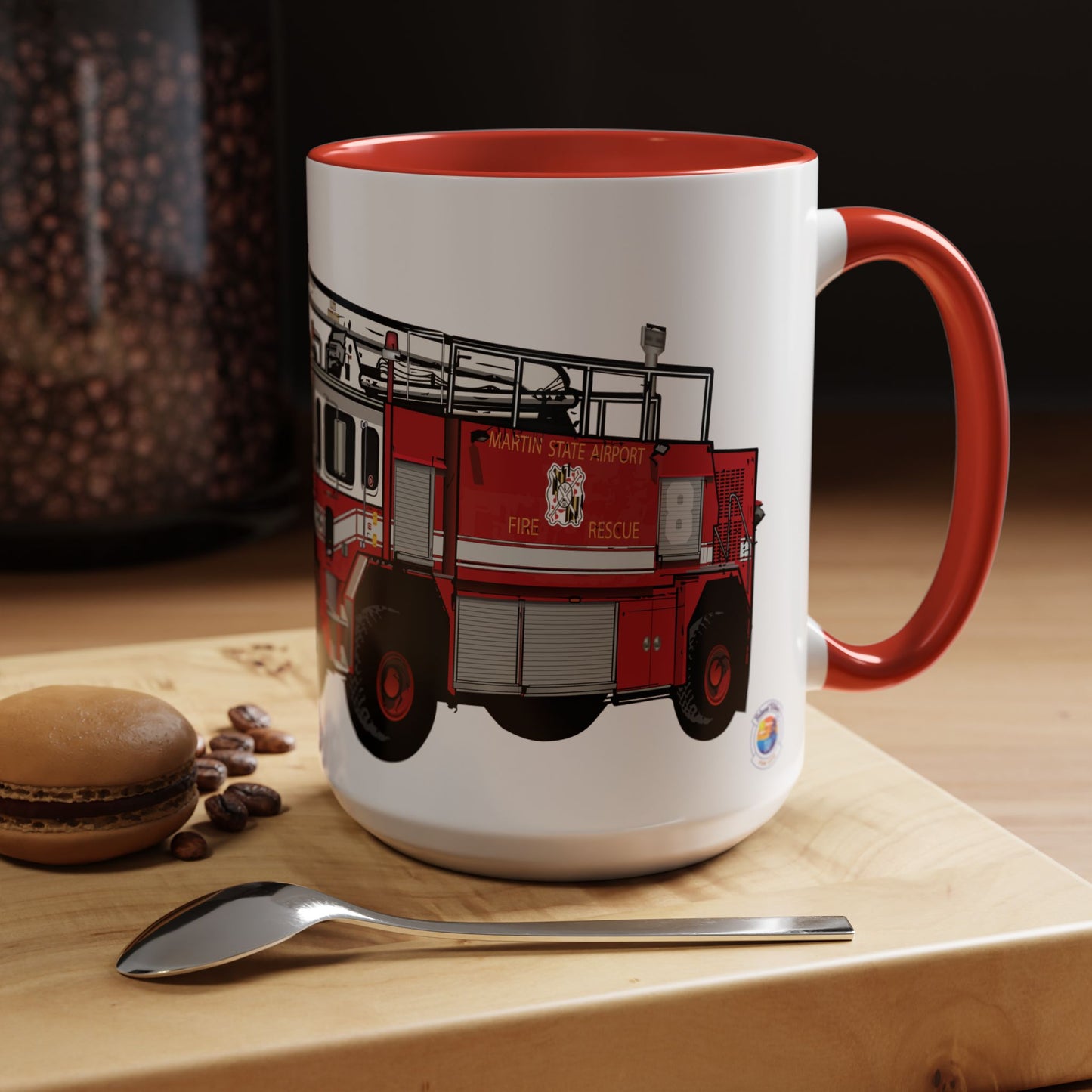 Oshkosh T-1500 “Air Guard Snozzle” Coffee Mug by Island Vibes For Life