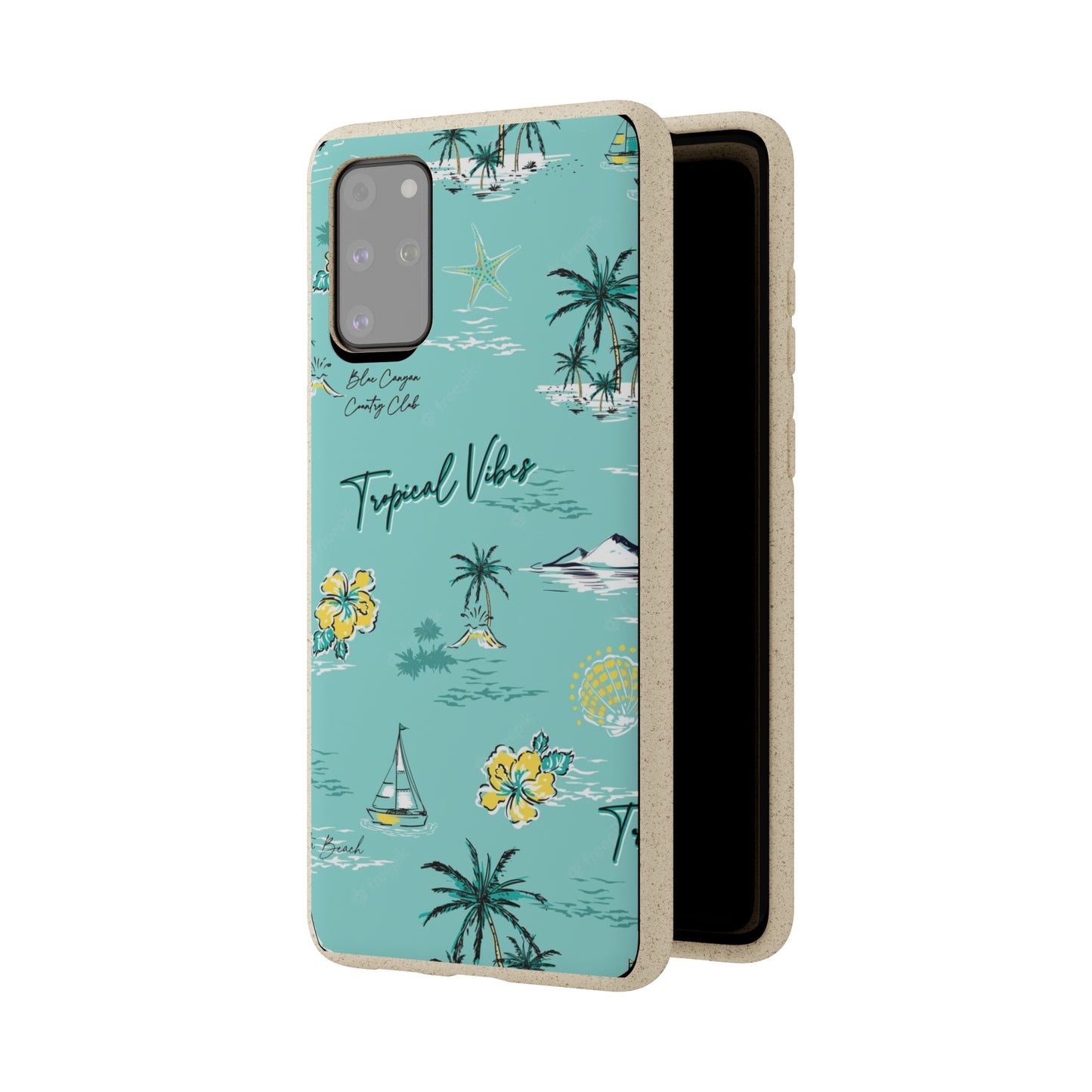 "Tropical Vibes" Eco Biodegradable Phone Cases - iPhone and Galaxy