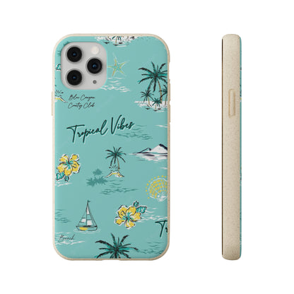 "Tropical Vibes" Eco Biodegradable Phone Cases - iPhone and Galaxy