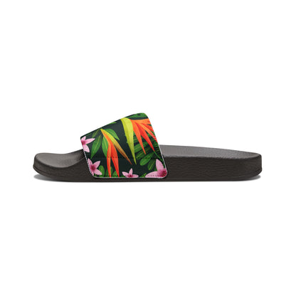 "Paradise Plume Delight" Men's Beach Sandals