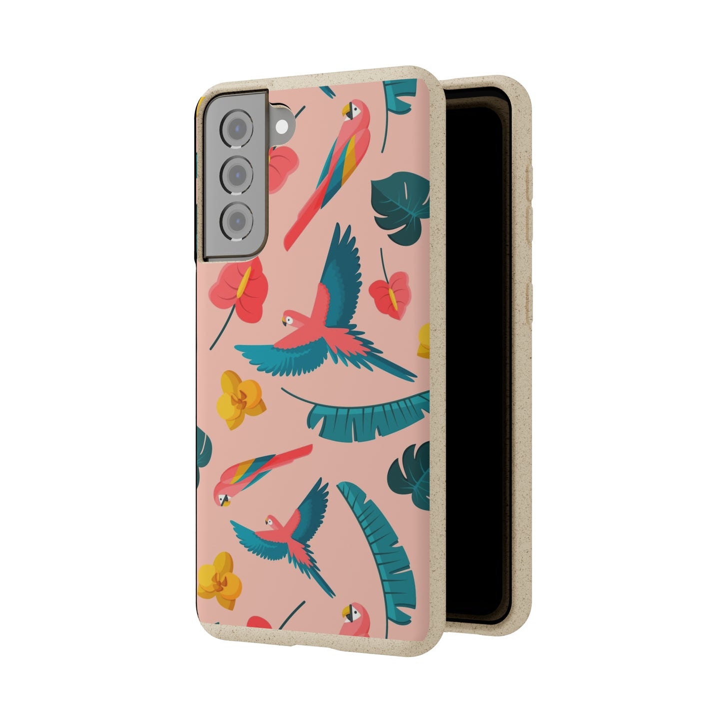 "Colorful Plumage"  Eco Biodegradable Phone Cases - iPhone and Galaxy