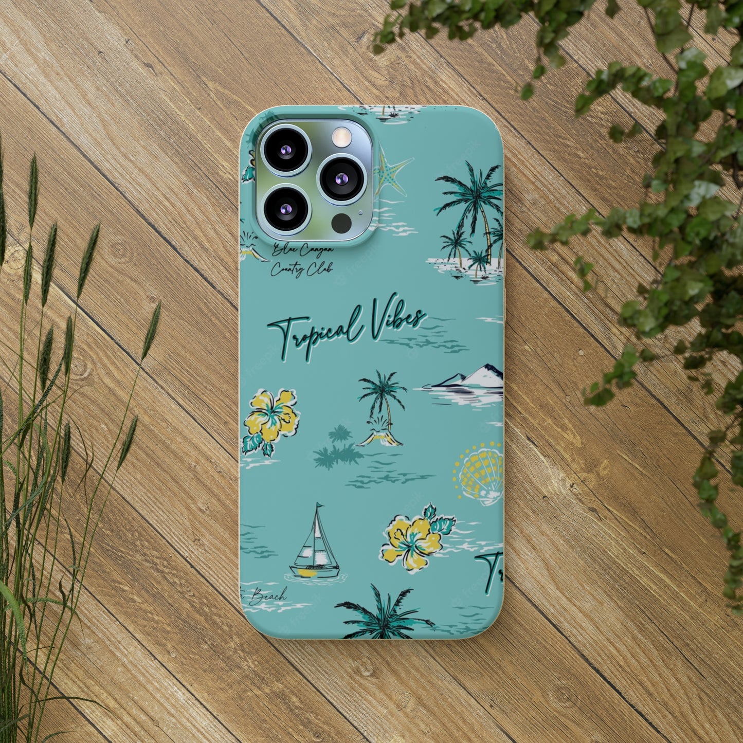 "Tropical Vibes" Eco Biodegradable Phone Cases - iPhone and Galaxy