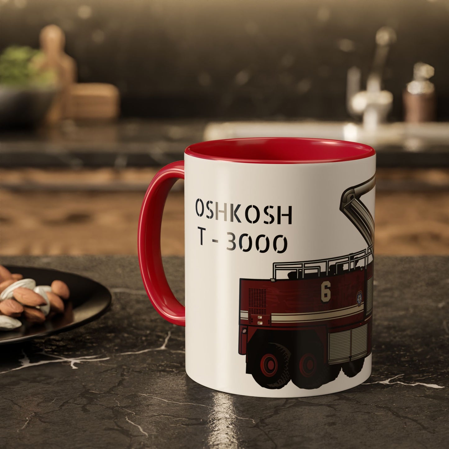 Oshkosh T-3000 Crash Fire Rescue Coffee Mug by Island Vibes For Life
