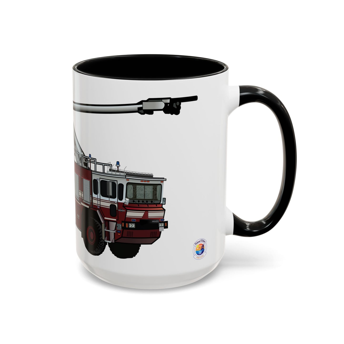 Oshkosh T-3000 Crash Fire Rescue Coffee Mug by Island Vibes For Life