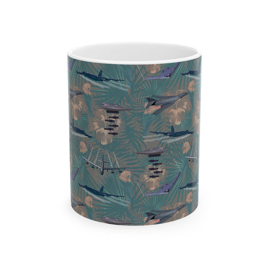 Bomber Green Ceramic Mug, (11oz, 15oz)