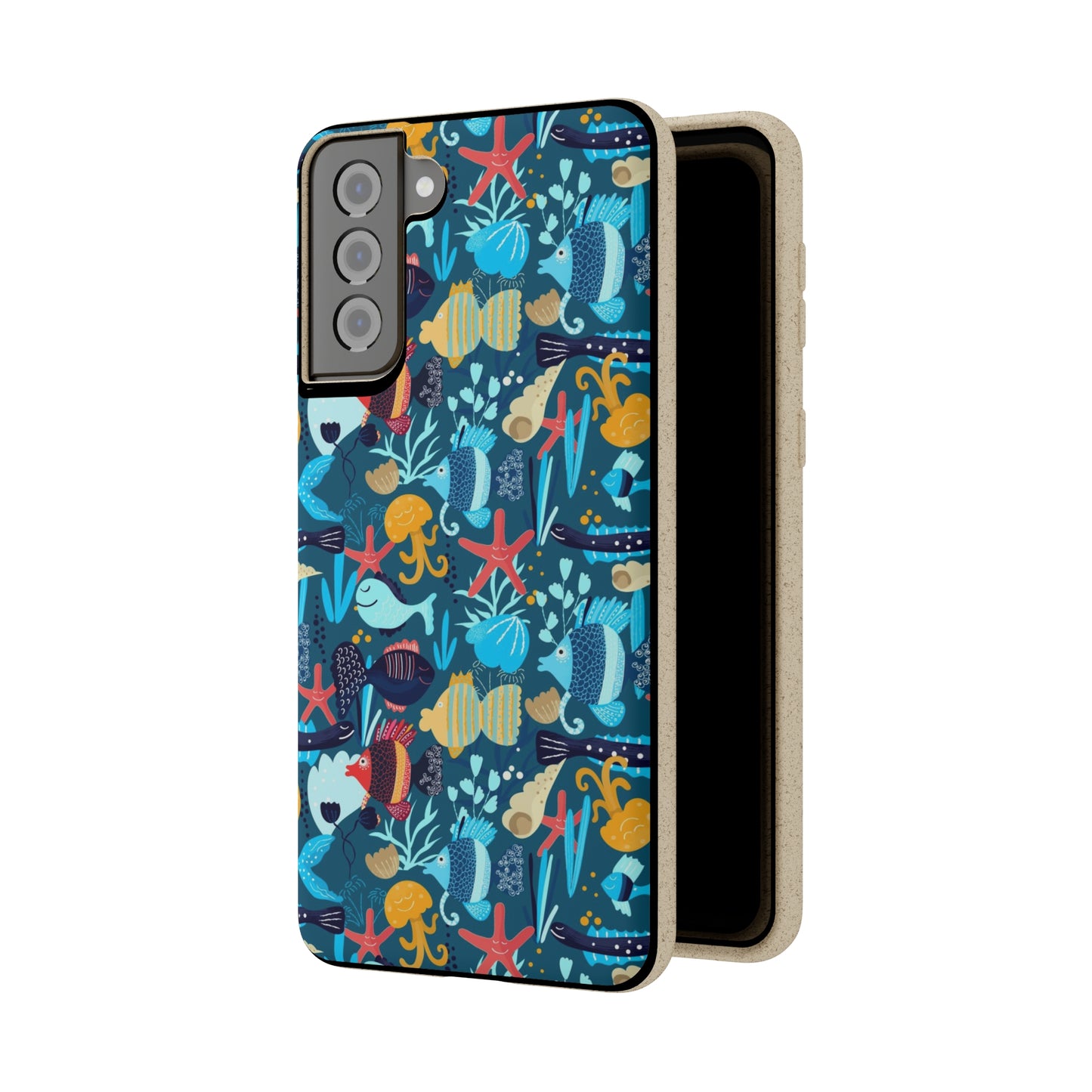 "Aqua Wonderland" Eco Biodegradable Cases - iPhone and Galaxy