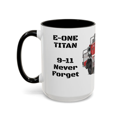 E-One Titan Foam 161 CFR Truck Fundraiser Coffee Mug by Island Vibes For Life