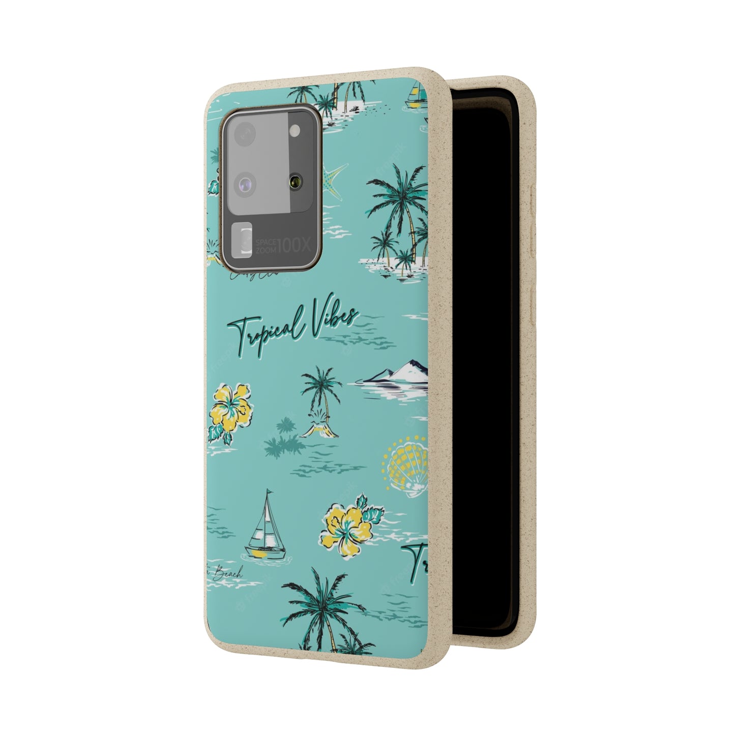 "Tropical Vibes" Eco Biodegradable Phone Cases - iPhone and Galaxy