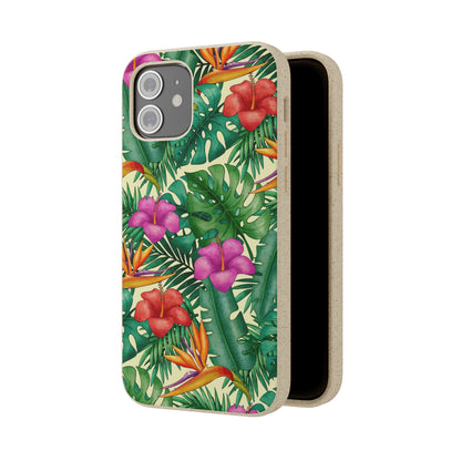 "Bird of Paradise Delight"  Eco Biodegradable Phone Cases - iPhone and Galaxy