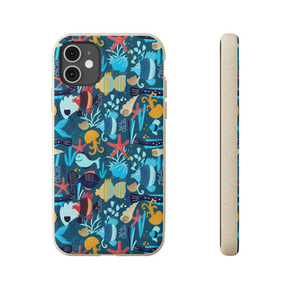 "Aqua Wonderland" Eco Biodegradable Cases - iPhone and Galaxy