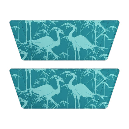 "Egrets in Teal" Men's Beach Sandals