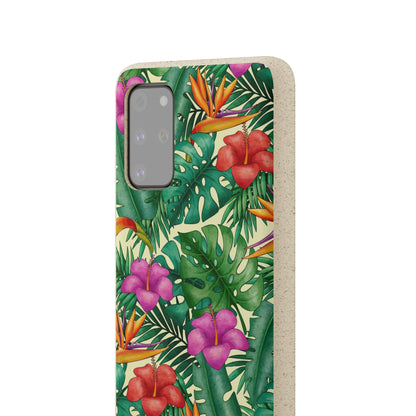 "Bird of Paradise Delight"  Eco Biodegradable Phone Cases - iPhone and Galaxy