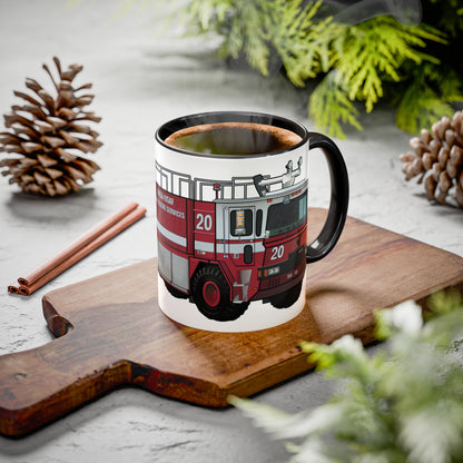 NASA / USAF Oshkosh T-1500 Crash Fire Rescue Coffee Mug by Island Vibes For Life