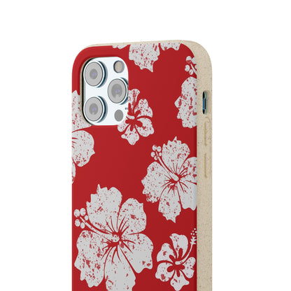 "Hibiscus Hues" Eco Biodegradable Phone Cases - iPhone and Galaxy