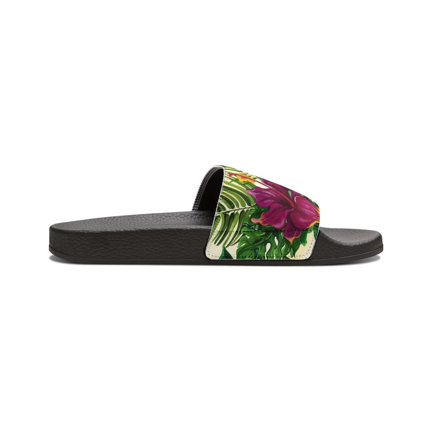 "Sunny Hibiscus Blooms" Women's Beach Sandals