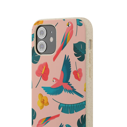 "Colorful Plumage"  Eco Biodegradable Phone Cases - iPhone and Galaxy