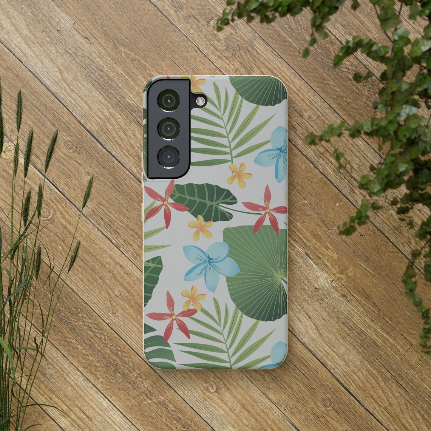 "Caribbean Leaf Carnival"  Eco Biodegradable Phone Cases - iPhone and Galaxy