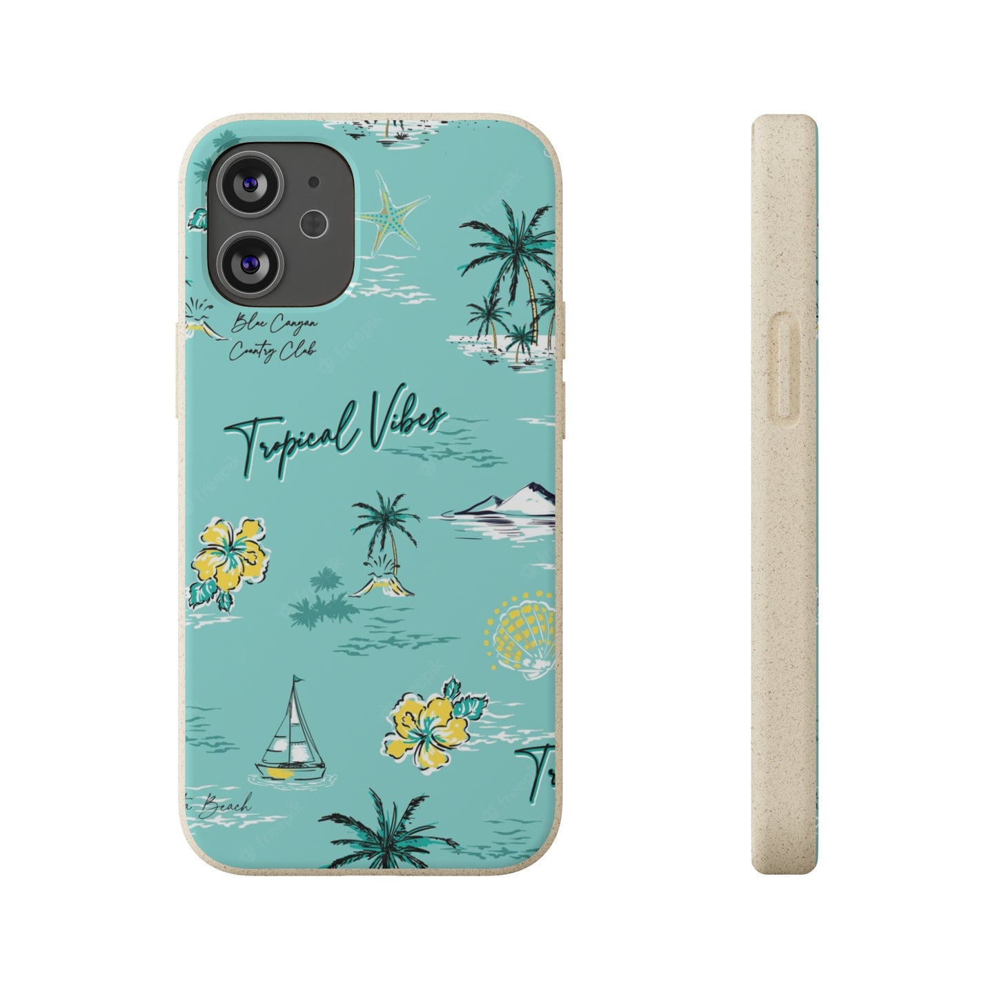 "Tropical Vibes" Eco Biodegradable Phone Cases - iPhone and Galaxy