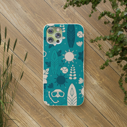 "Surf's Up, Dive Down" Eco Biodegradable Cases - iPhone and Galaxy