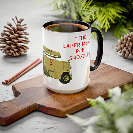 P-19 Experimental “Snozzle Test Rig” Crash Fire Rescue Coffee Mug by Island Vibes For Life
