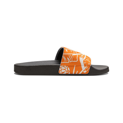 "Orange Pineapple Papaya Fusion" Women's Beach Sandals