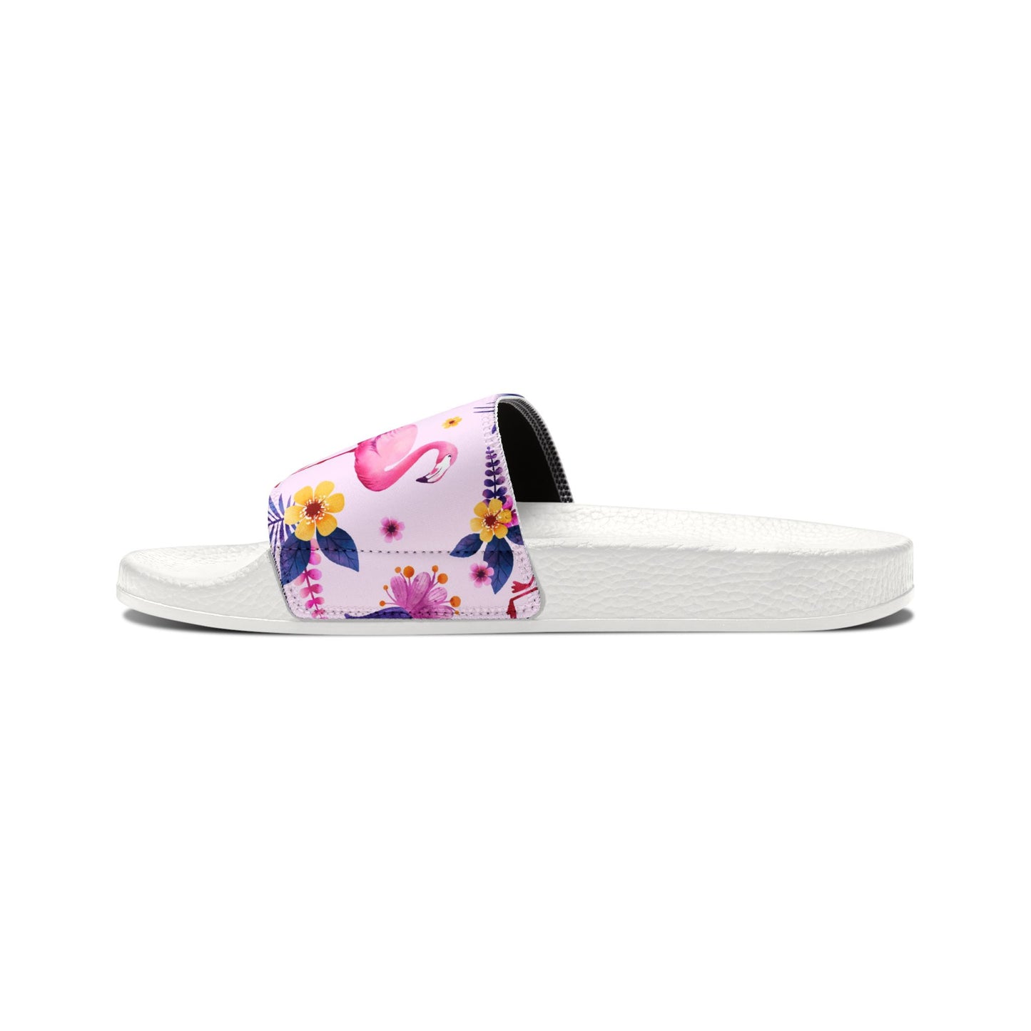 "Pink Flamingo Carnival: Exotic Bliss" Women's Beach Sandals