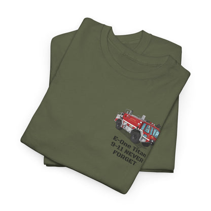 E-One Titan Foam 161 9-11 Pentagon Truck Fundraiser Tee by Island Vibes For Life