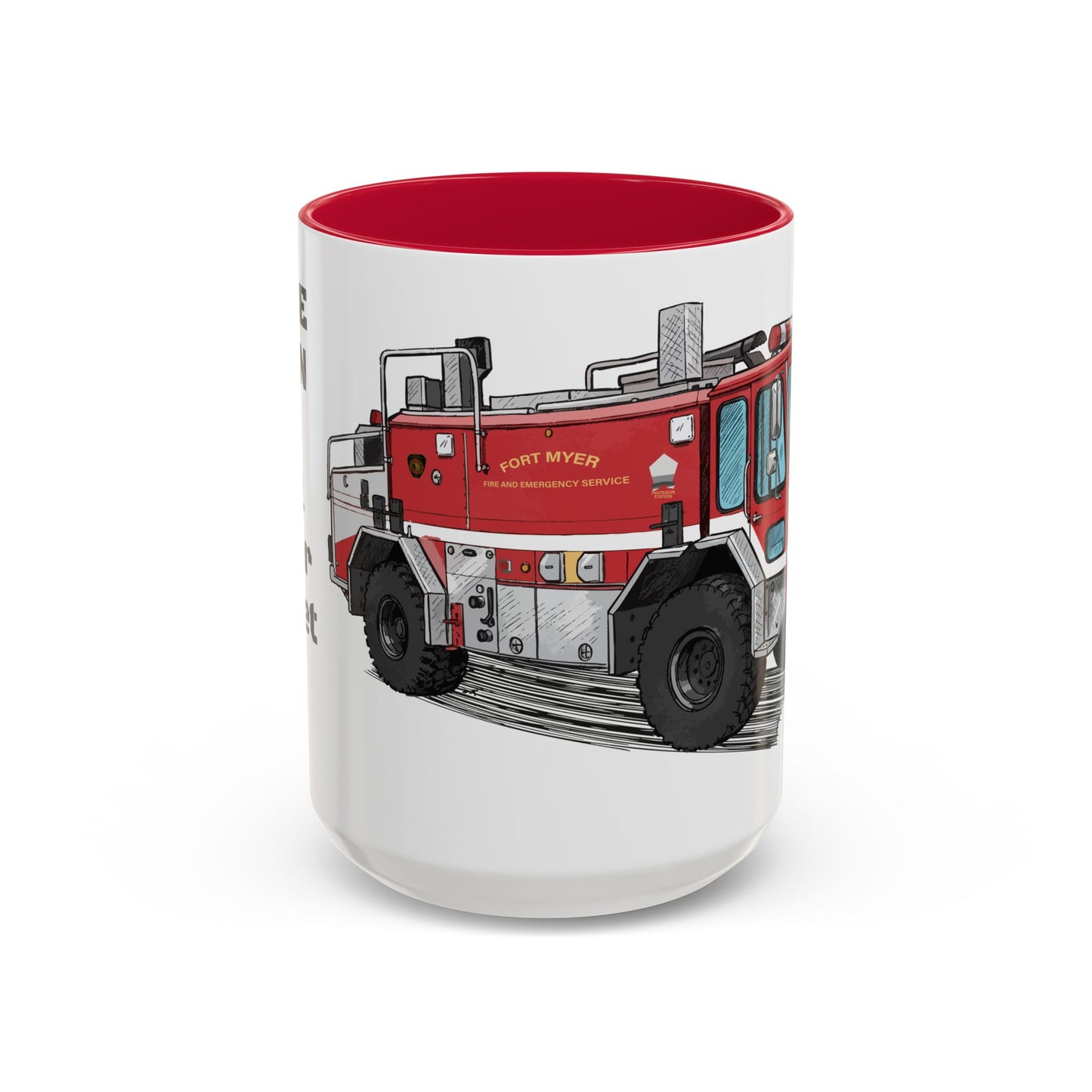 E-One Titan Foam 161 CFR Truck Fundraiser Coffee Mug by Island Vibes For Life