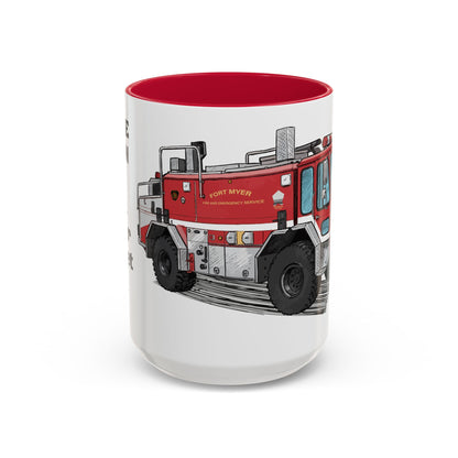 E-One Titan Foam 161 CFR Truck Fundraiser Coffee Mug by Island Vibes For Life