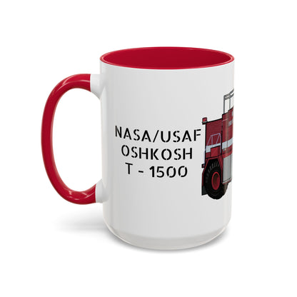 NASA / USAF Oshkosh T-1500 Crash Fire Rescue Coffee Mug by Island Vibes For Life