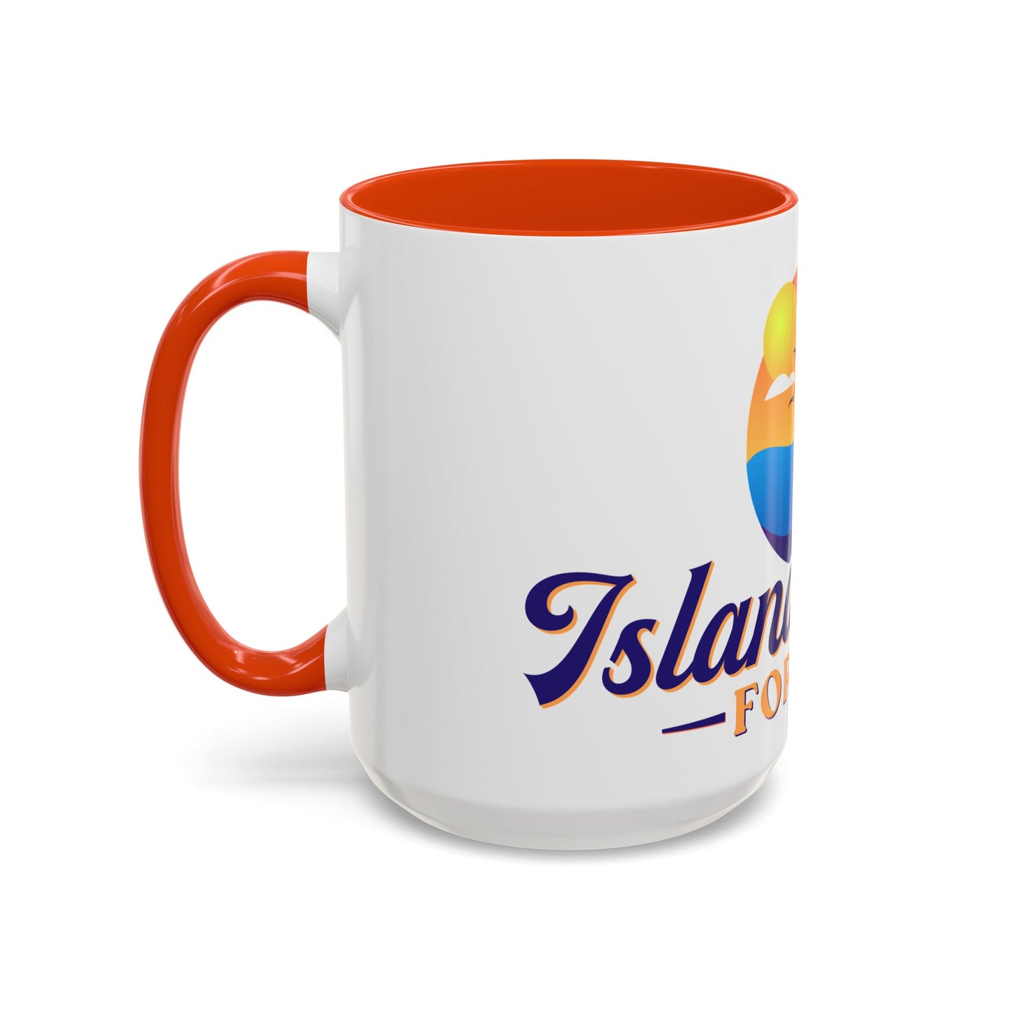 Navy Floral Hibiscus Ceramic Mug (11oz & 15oz)
