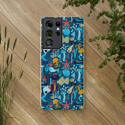 "Aqua Wonderland" Eco Biodegradable Cases - iPhone and Galaxy