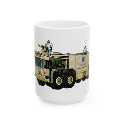 Chanute Era Crash Truck 2 Ceramic Mug, (11oz, 15oz)