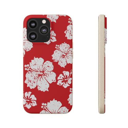 "Hibiscus Hues" Eco Biodegradable Phone Cases - iPhone and Galaxy