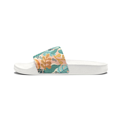 "Earthy Tropics Reverie" Men's Beach Sandals