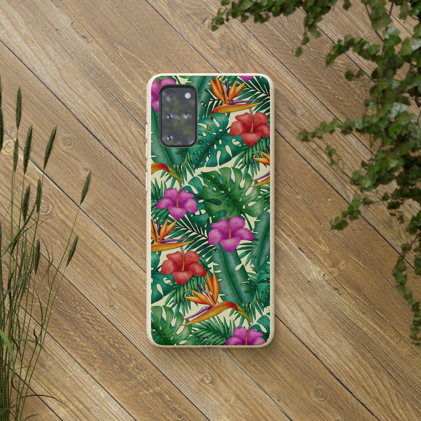 "Bird of Paradise Delight"  Eco Biodegradable Phone Cases - iPhone and Galaxy