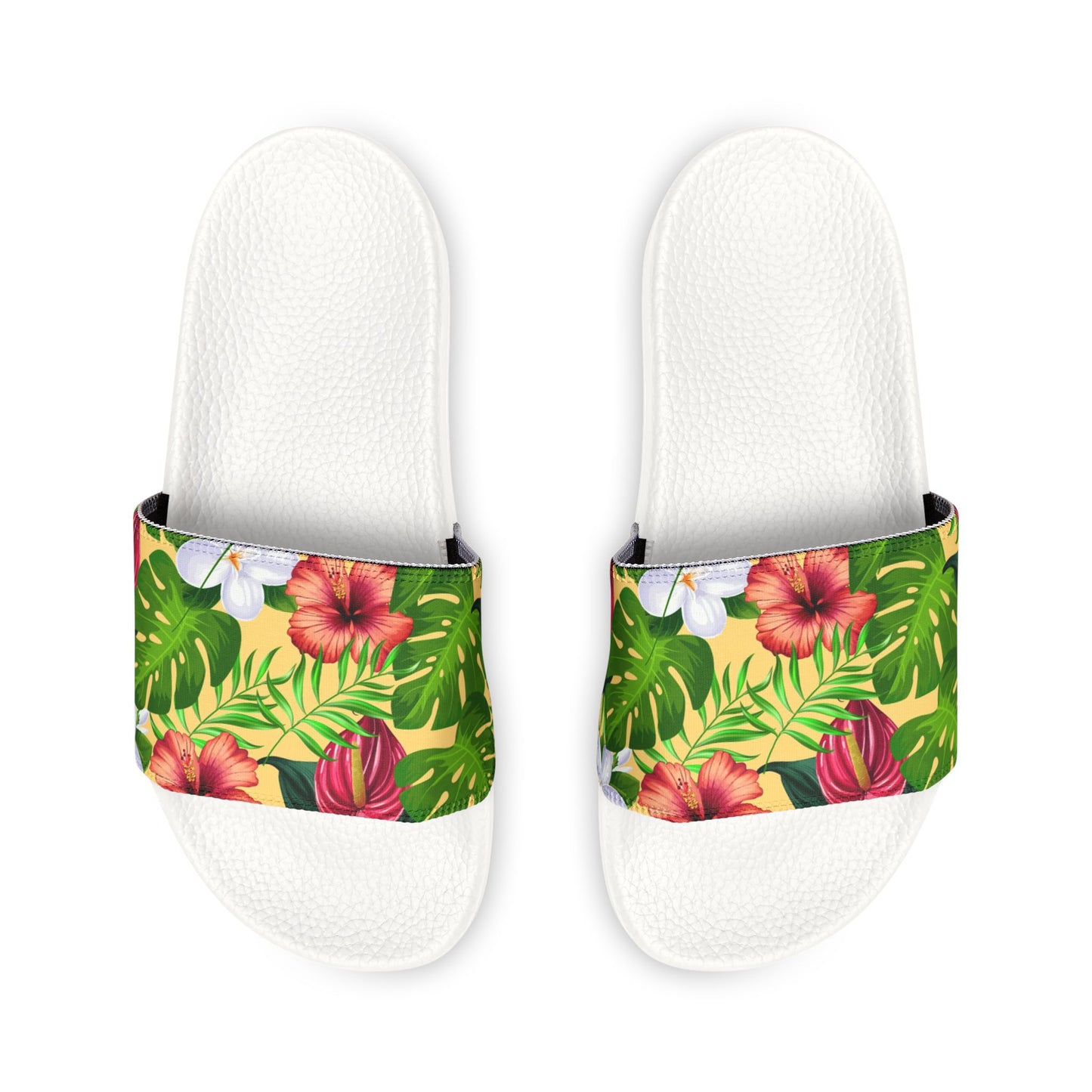 "Jungle Odyssey Hues: Golden Sun" Women's Beach Sandals