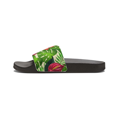 "Jungle Odyssey Hues: Beach Vibes" Men's Beach Sandals