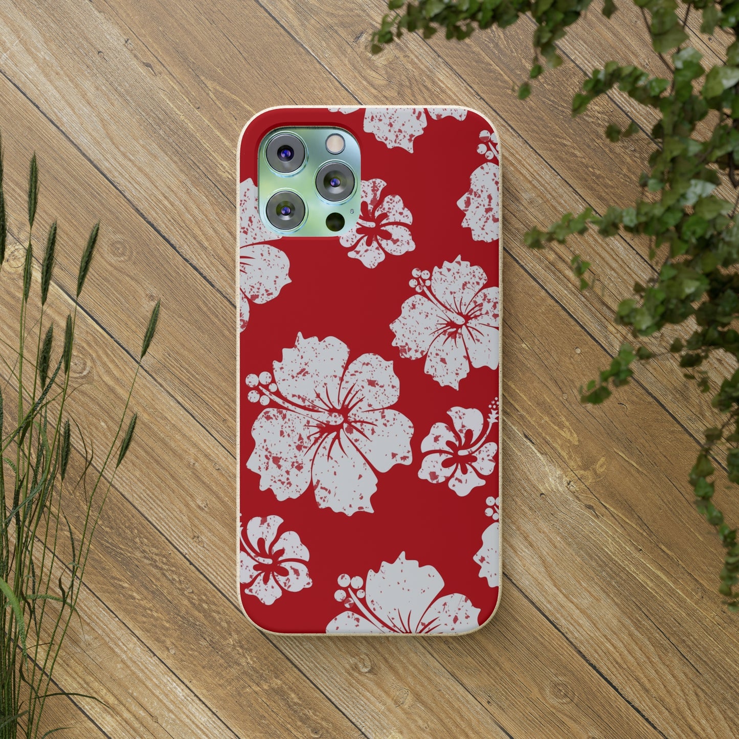 "Hibiscus Hues" Eco Biodegradable Phone Cases - iPhone and Galaxy