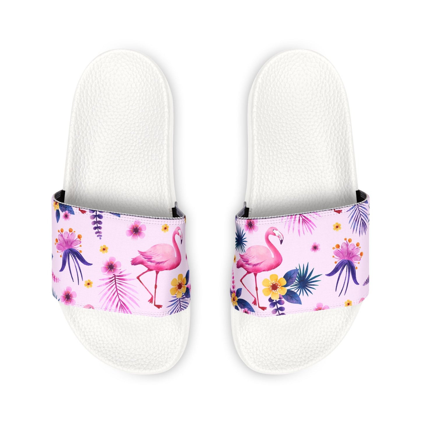 "Pink Flamingo Carnival: Exotic Bliss" Men's Beach Sandals