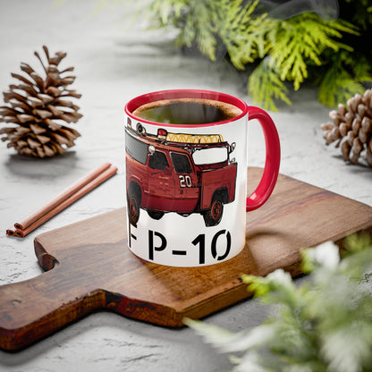 P-10 Crash Fire Rescue Coffee Mug by Island Vibes For Life